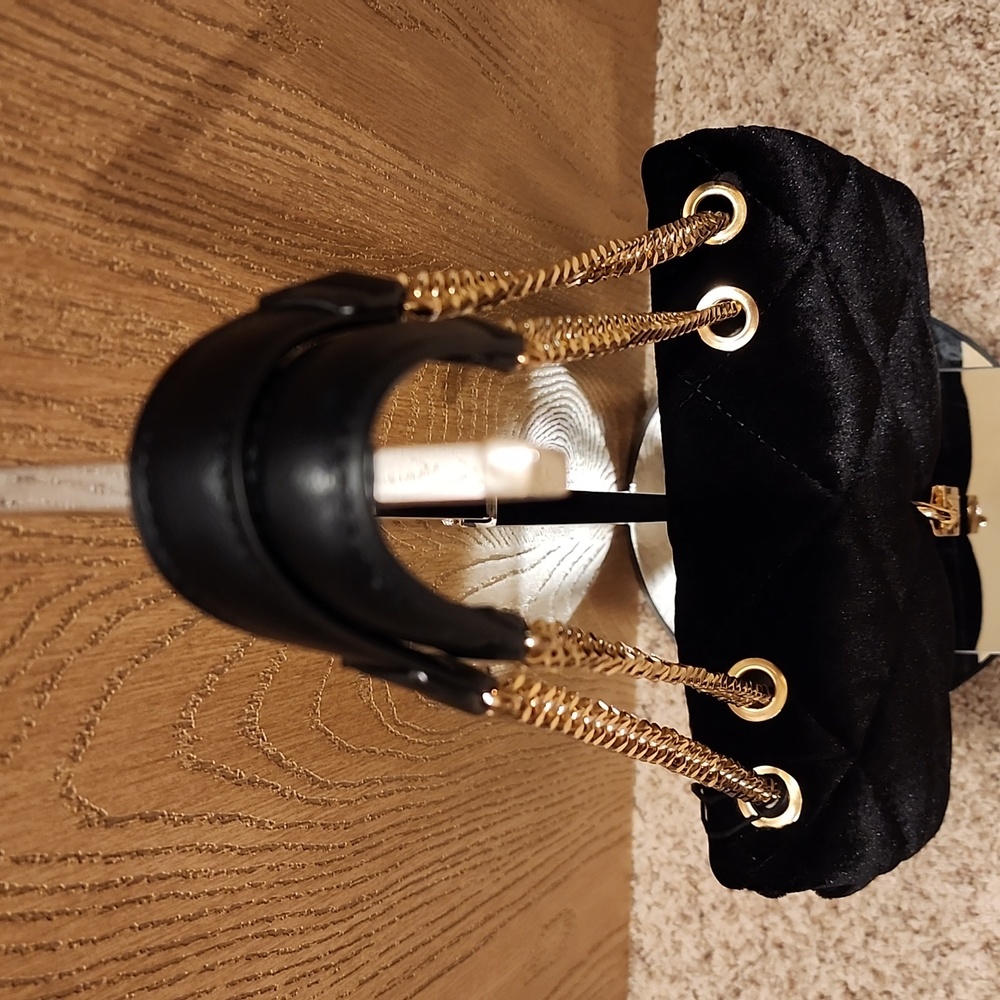 NWT Steve Madden velvet shoulder bag - Picture 7 of 15